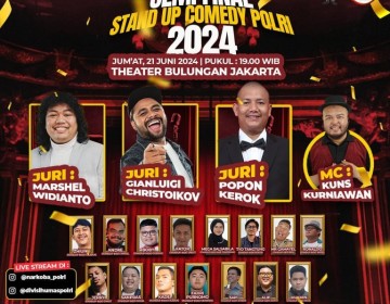 Peringati Hari Bhayangkara, Mabes Polri Gelar Lomba Stand Up Comedy Kritik Polri 