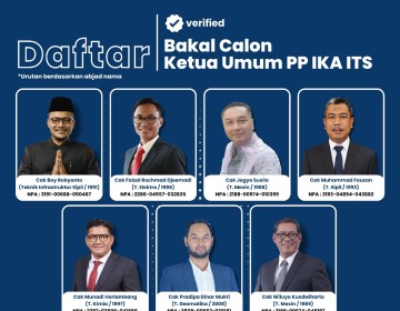 Berlatar Belakang Direksi BUMN, Pengusaha Nasional, dan Praktisi, Tujuh Alumni Berebut Ketua Umum Ikatan Alumni ITS