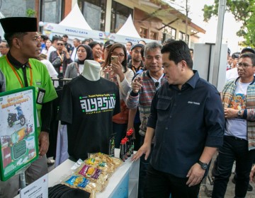 Menteri BUMN Erick Thohir Hadiri Pesta Rakyat Simpedes BRI, 20.000 Orang Semarakkan Pesta UMKM