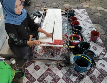 Hidupkan Potensi Daerah, Klaster Usaha Kain Tuan Kentang Palembang Naik Kelas Berkat BRI