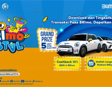 Mobil Listrik Keren Untuk Nasabah BRI di BRImo FSTVL 2023