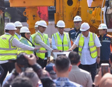 Menhub Groundbreaking Pembangunan LRT Rute Velodrome-Manggarai