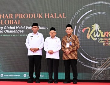 Ma'ruf Amin Paparkan Tiga Langkah Strategis Kembangkan Ekosistem Rantai Nilai Halal