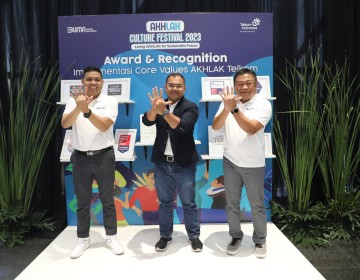 Telkom Sukses Selenggarakan AKHLAK Culture Festival TelkomGroup 2023