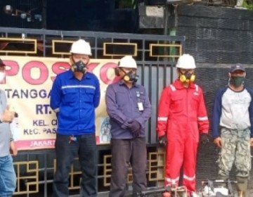 Cegah DBD, SATGAS EER Lakukan Fogging di Ring Satu Graha ELNUSA