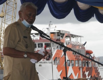 Dorong Pariwisata Danau Toba, Kemenhub Luncurkan Bus Air KMP Jurung-Jurung 70 GT