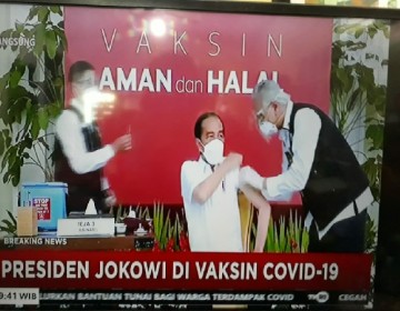 Presiden Jokowi Orang Partama Yang Disuntik Vaksin Covid-19