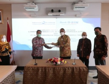 LPEI Tandatangani Kerjasama Penjaminan dengan Bank BTN