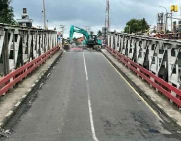 Kementerian PUPR Lakukan Penanganan Cepat Kerusakan Jembatan Rembun Pekalongan