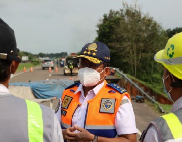 Dirjen Hubdat Tinjau Lokasi Tol Cipali Yang Ambles