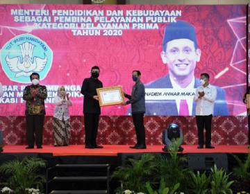 Kemendikbud Raih Dua Penghargaan Penyelenggaraan Pelayanan Publik Tahun 2020