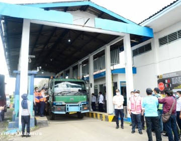 Menhub Tinjau Pembangunan Terminal Tipe A Harjamukti dan Kendaraan Uji Kir Keliling Cirebon