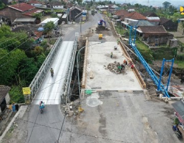 Jembatan Lodukuh Temanggung Dibuka Fungsional Hari Ini