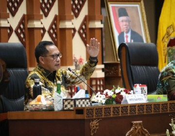 Kunker ke Kalteng, Mendagri Pastikan Realisasi APBD Genjot Pertumbuhan Ekonomi Kuartal II Hingga Penanganan Covid-19