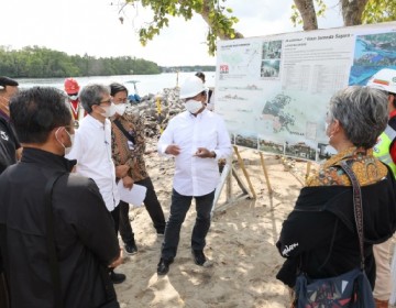 Dirjen Hubdat Tinjau Progres Dua Pembangunan Pelabuhan Penyeberangan di Bali