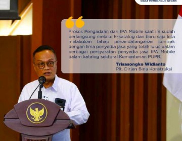 Kementerian PUPR Tambah Pengadaan Mobil IPA Lewat Sistem e-Katalog