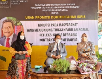 Raih Gelar Doktor, Fahmi Idris Urai Strategi Cegah Korupsi