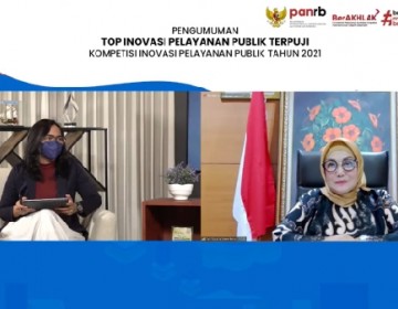 Kementerian PANRB Umumkan Top Inovasi Pelayanan Publik Terpuji Tahun 2021