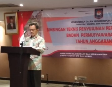 Dirjen Bina Pemdes Dorong Optimalisasi Peran BPD Dan Percepatan Penetapan Perdes APBDes