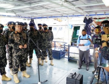 KKP Tangkap Dua Kapal Asing  Pelaku Illegal Fishing di Laut Natuna Utara