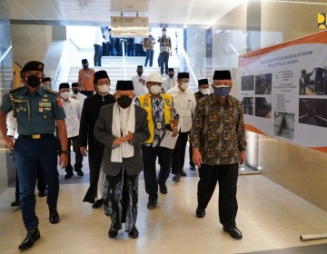 Wakil Presiden dan Menteri PUPR Tinjau Terowongan Silaturahmi Masjid Istiqlal dan Gereja Katedral 