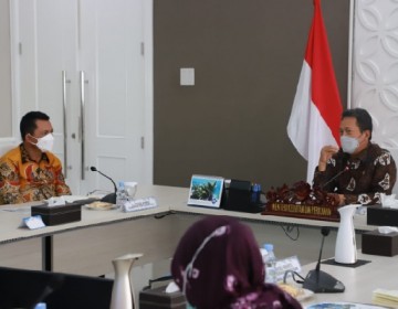 Menteri Trenggono Bersama Gubernur Ansar Ahmad Bahas Optimalisasi Sektor KP di Kepri