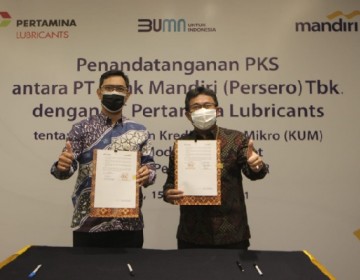 Bank Mandiri Siapkan Pembiayaan berbasis Aplikasi bagi Outlet Pertamina Lubricants