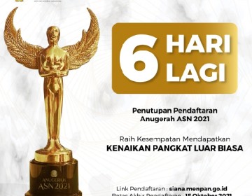 Anugerah ASN Masih Dibuka, Raih Kesempatan Kenaikan Pangkat Luar Biasa