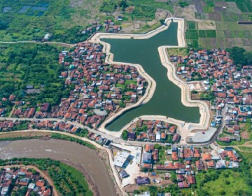 Kementerian PUPR Rampungkan Pembangunan Kolam Retensi Andir dan Empat Polder Untuk Pengendalian Banjir Bandung Selatan