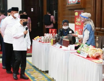 Wapres KH Ma’ruf Amin Apresiasi Peningkatan Layanan Publik Dan Kemajuan Tata Kelola Pemerintahan di Provinsi Banten