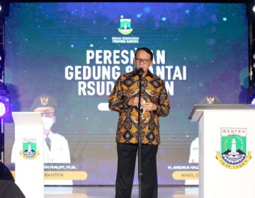 Resmikan Gedung 8 Lantai RSUD Banten, Gubernur WH: Jangan Membiarkan Masyarakat Sakit