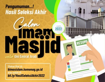 Inilah 33 Calon Imam Masjid untuk Uni Emirat Arab Lulus Seleksi Akhir