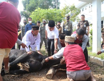 Pj Gubernur Al Muktabar:  Berkurban Dapat Dimaknai Menjalankan Tugas Dengan Sebaik-baiknya