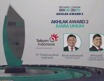 Telkom Raih Kembali Predikat Best of the Best Pada AKHLAK Awards 2022