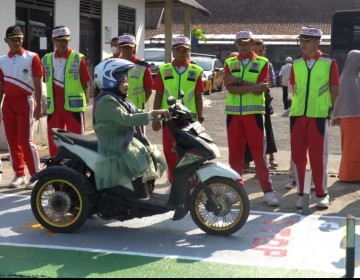 Lintasan Baru Ujian Praktik Pembuatan SIM C Lebih Mudah