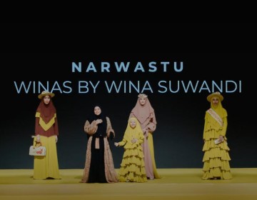 Angkat Tema Narwastu, Desainer Wina Suwandi Ikut Fashionality 2023 Impression