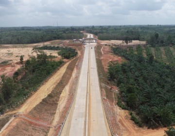 Progres Pembangunan Capai 97,56 persen, Proyek Jalan Tol Bayung Lencir - Tempino Seksi 3 Bakal Segera Rampung