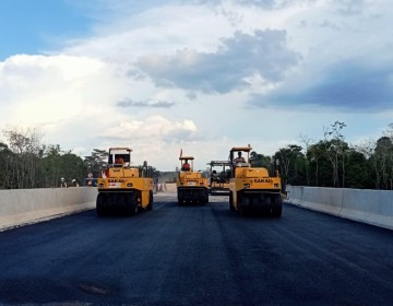 Hakaaston Suplai Aspal Berkualitas Proyek Tol Betung (Sp. Kayu) - Tempino - Jambi, ruas Bayung Lencir - Tempino (Baleno)