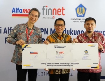 Kolaborasi Finnet Bersama Alfamart Wujudkan Pembayaran Penerimaan Negara Hingga ke Pelosok Negeri