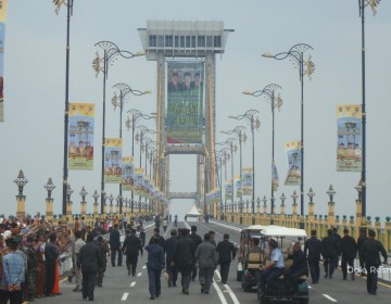 Hutama Karya Sambut Hari Perhubungan Nasional Angkat Kilas Balik Jembatan Cable Stayed Pertama di Sumatera