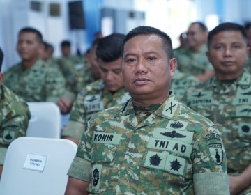 Perkuat Aparat Teritorial, Danrem 083/Bdj Hadiri Apel Dansatkowil Terpusat 2025 di Banyumas