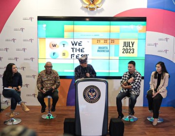 Menparekraf Dukung ‘We The Fest 2023’ untuk Capai Target Kunjungan Wisman dan Pergerakan Wisnus