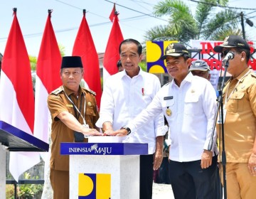 Jokowi Resmikan Pelaksanaan Inpres Jalan Daerah Senilai Rp868 Miliar di Sumut