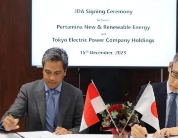 PERTAMINA NRE - TEPCO HD Teken Perjanjian Pengembangan Bersama Hidrogen dan Amonia Rendah Karbon