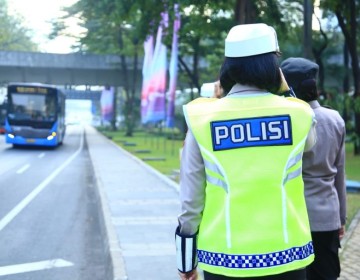 Polri Terapkan Sistem Buka-Tutup Jalan di Sudirman Selama Delegasi KTT ASEAN Melintas