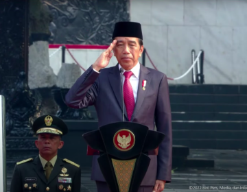 Presiden Jokowi Pimpin Upacara Peringatan Hari Kesaktian Pancasila di Lubang Buaya