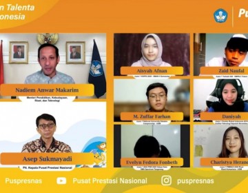 Menggali Inspirasi, Mendikbudristek Ajak Bincang Enam Siswa Berprestasi 