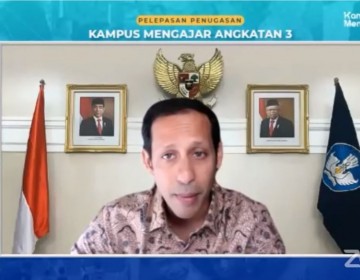 Mendikbudristek Lepas 16.757 Mahasiswa Program Kampus Mengajar Angkatan 3