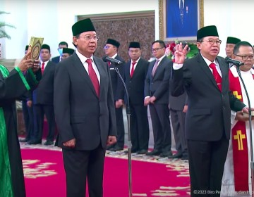 Jokowi Lantik Djan Faridz dan Gandi Sulistiyanto Sebagai Wantimpres