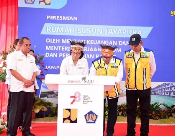 Diresmikan Menteri Keuangan, Kementerian PUPR Rampungkan Rusun Negara ASN Kemenkeu di Jayapura